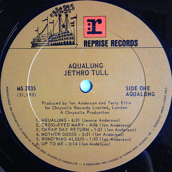 Jethro Tull - Aqualung | Reprise Records (MS 2035) - 4