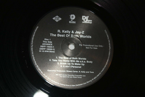 R. Kelly & Jay-Z - The Best Of Both Worlds | Zomba Recording Corporation (DEFF 15522-1)