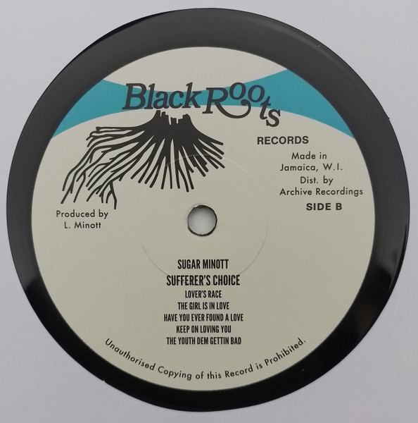 Sugar Minott - Sufferer's Choice | Black Roots (ARLP005) - 3
