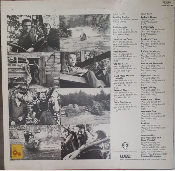 Eric Weissberg And Steve Mandell - Dueling Banjos From The Original Sound Track Of Deliverance And Additional Music | WEA (WB 46 214) - 2 Eric Weissberg And Steve Mandell - Dueling Banjos From The Original Sound Track Of Deliverance And Additional Music | WEA (WB 46 214) - 2