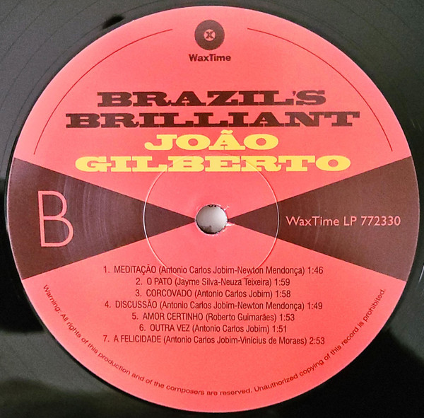 João Gilberto - Brazil's Brilliant | WaxTime (772330) - 3 João Gilberto - Brazil's Brilliant | WaxTime (772330) - 3