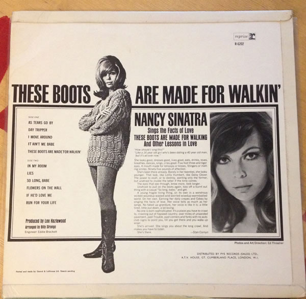 Nancy Sinatra - Boots | Reprise Records (R 6202) - 2 Nancy Sinatra - Boots | Reprise Records (R 6202) - 2