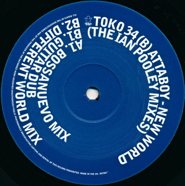 Attaboy - New World (Ian Pooley Mixes) | Toko Records (TOKO 34) - 4