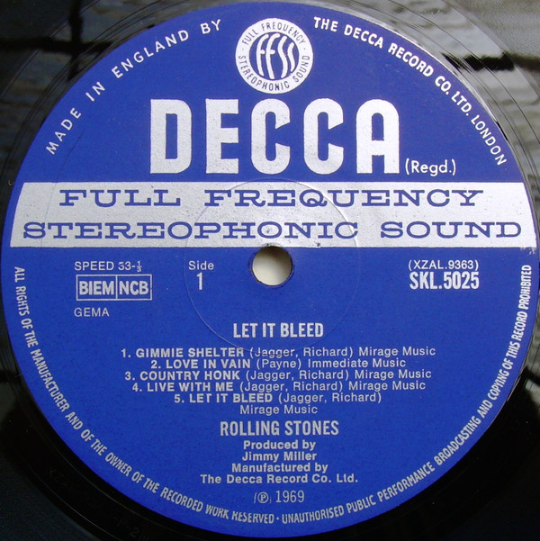 The Rolling Stones - Let It Bleed | Decca (SKL 5025) - 2