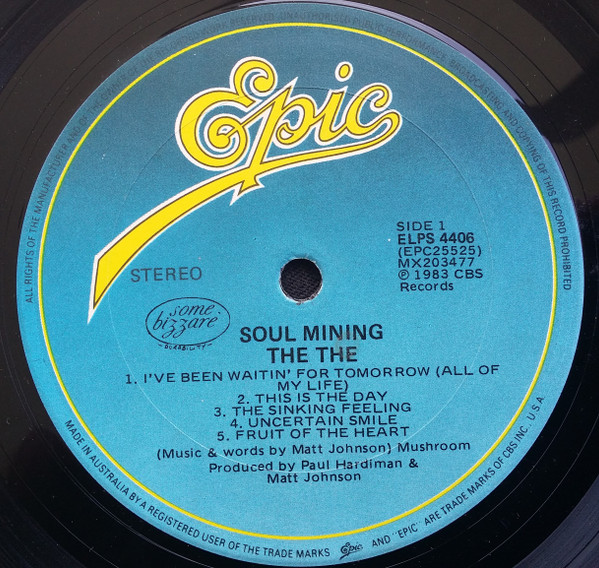 The The - Soul Mining | Epic (ELPS 4406) - 3