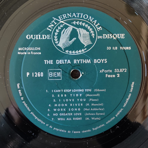 The Delta Rhythm Boys - The Delta Rythm Boys | Guilde Internationale Du Disque (P-1260) - 4 The Delta Rhythm Boys - The Delta Rythm Boys | Guilde Internationale Du Disque (P-1260) - 4
