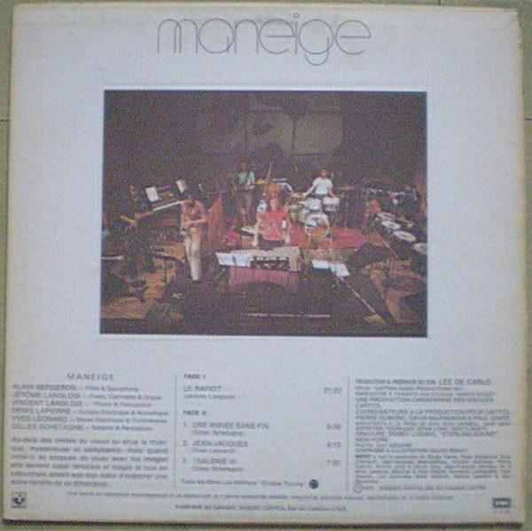 Maneige - Maneige [Vinyl] | Harvest (ST 70.035) - 2