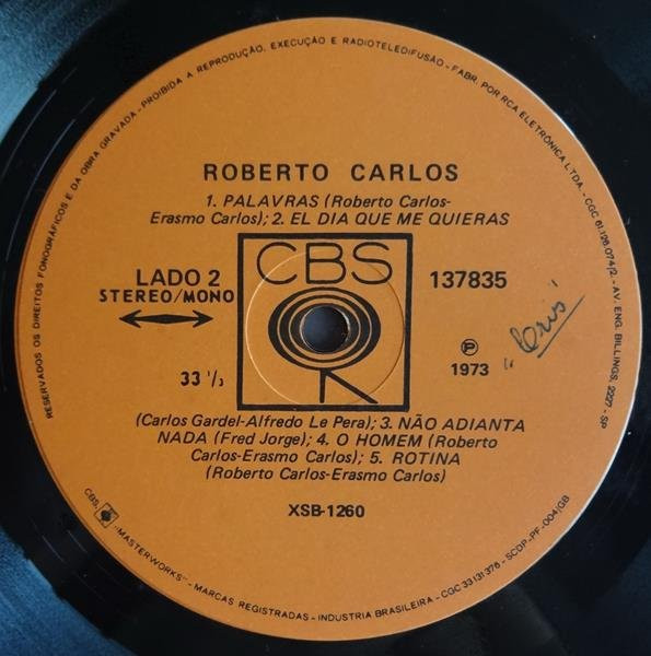 Roberto Carlos - Roberto Carlos | CBS (137835) - 4