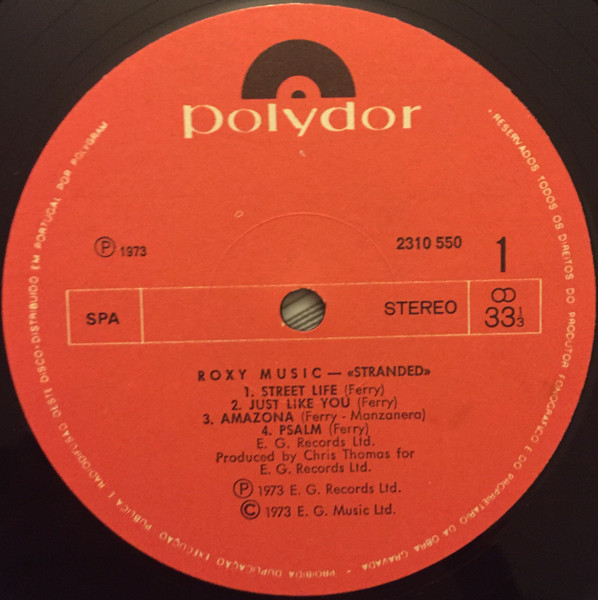 Roxy Music - Stranded | Polydor (2310 550) - 4