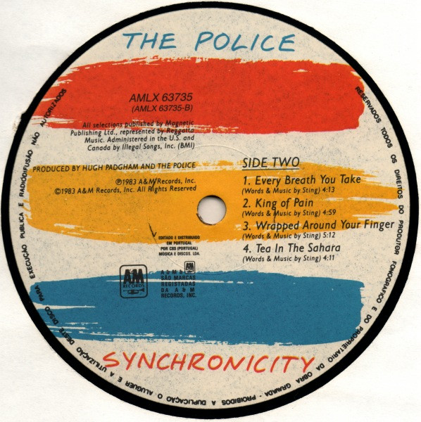 The Police - Synchronicity | A&M Records (AMLX 63735) - 4
