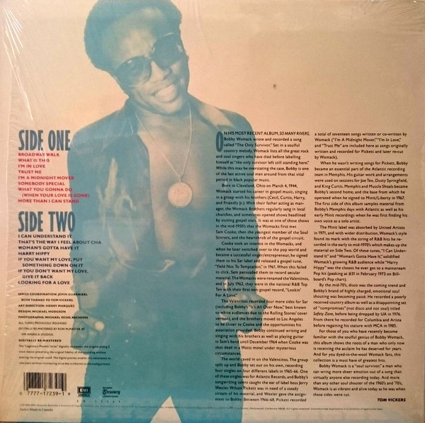 Bobby Womack - Soul Survivor | EMI America (SQ-17239) - 2 Bobby Womack - Soul Survivor | EMI America (SQ-17239) - 2