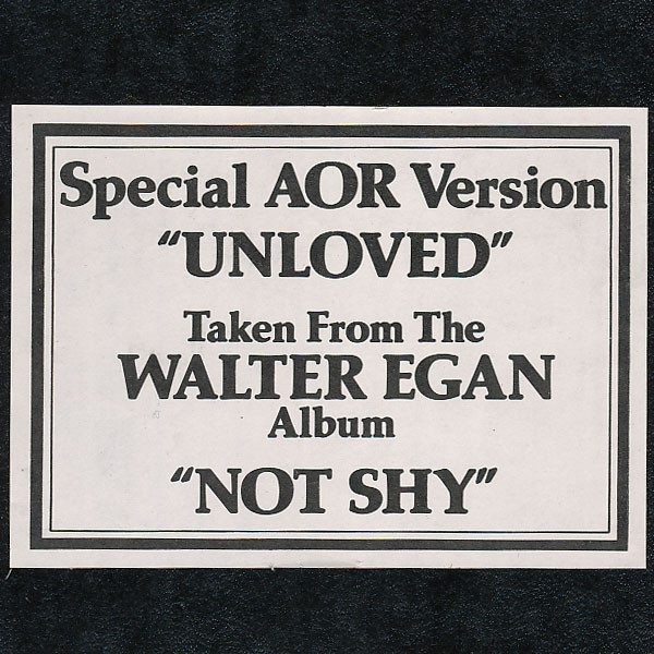 Walter Egan - Unloved | Columbia (AS 556) - 3
