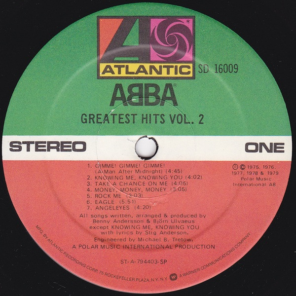 ABBA - Greatest Hits Vol. 2 | Atlantic (SD 16009) - 4 ABBA - Greatest Hits Vol. 2 | Atlantic (SD 16009) - 4