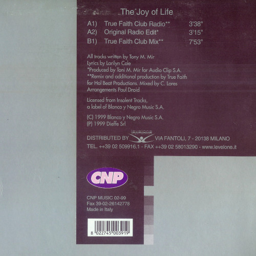 Double Face - The Joy Of Life | CNP (02-99) - 2 Double Face - The Joy Of Life | CNP (02-99) - 2