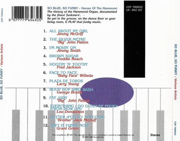 Various - So Blue, So Funky (Heroes Of The Hammond) | Blue Note (CDP 7965632) - 2 Various - So Blue, So Funky (Heroes Of The Hammond) | Blue Note (CDP 7965632) - 2