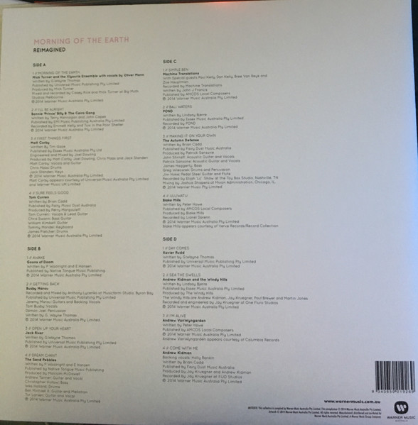 Various - Morning of The Earth Reimagined | Warner Music Australia (MOTE01B) - 2