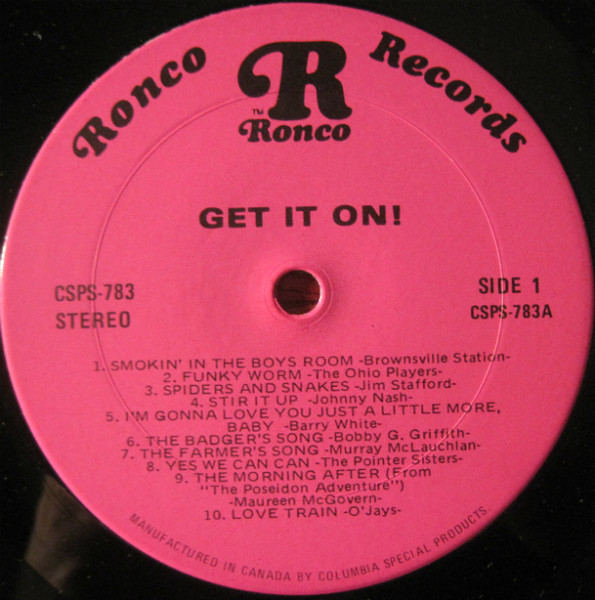 Various - Get It On! | Ronco (P 12101) - 3