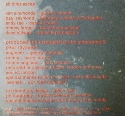 Savoy Brown Featuring Kim Simmonds - Wire Fire | London Records (PS 659) - 3