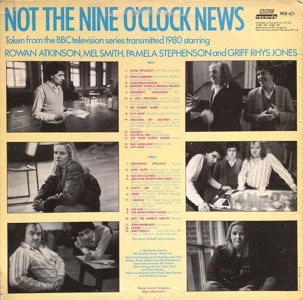 Not The Nine O'Clock News - Hedgehog Sandwich | BBC Records (REB 421) - 2 Not The Nine O'Clock News - Hedgehog Sandwich | BBC Records (REB 421) - 2