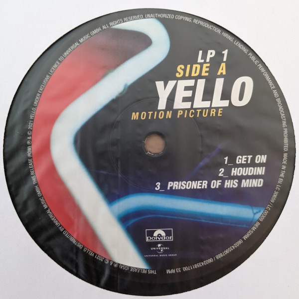 Yello - Motion Picture 2LP | Polydor (none) - 4