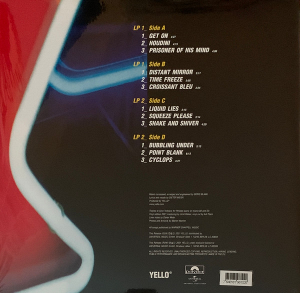 Yello - Motion Picture 2LP | Polydor (none) - 2