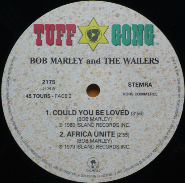 Bob Marley & The Wailers - Could You Be Loved | Tuff Gong (2175) - 4 Bob Marley & The Wailers - Could You Be Loved | Tuff Gong (2175) - 4