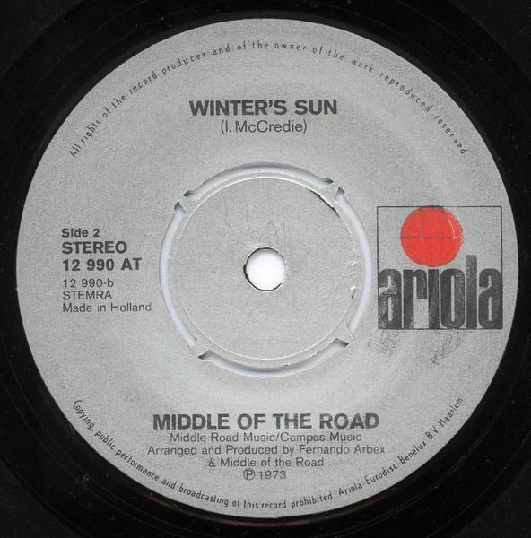 Middle Of The Road - Samba D'Amour | Ariola (12 990 AT) - 4