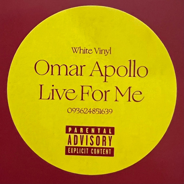 Omar Apollo - Live For Me | Warner Records (093624851639) - 3