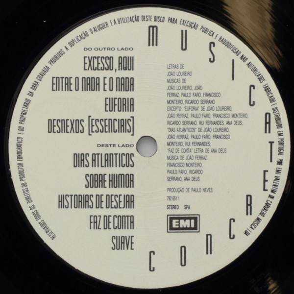 Ban - Música Concreta | EMI (792 651-1) - 4