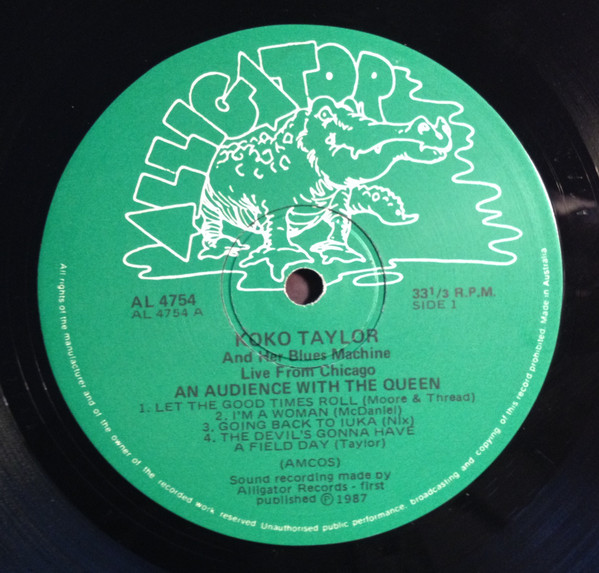 Koko Taylor & Her Blues Machine - An Audience With The Queen (Live From Chicago) | Alligator Records (AL 4754) - 3 Koko Taylor & Her Blues Machine - An Audience With The Queen (Live From Chicago) | Alligator Records (AL 4754) - 3