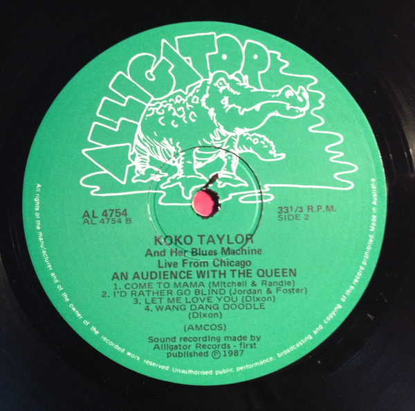 Koko Taylor & Her Blues Machine - An Audience With The Queen (Live From Chicago) | Alligator Records (AL 4754) - 4 Koko Taylor & Her Blues Machine - An Audience With The Queen (Live From Chicago) | Alligator Records (AL 4754) - 4
