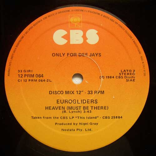 Alison Moyet / Eurogliders - Invisible / Heaven (Must Be There) | CBS (12 PRM 064) - main Alison Moyet / Eurogliders - Invisible / Heaven (Must Be There) | CBS (12 PRM 064) - main