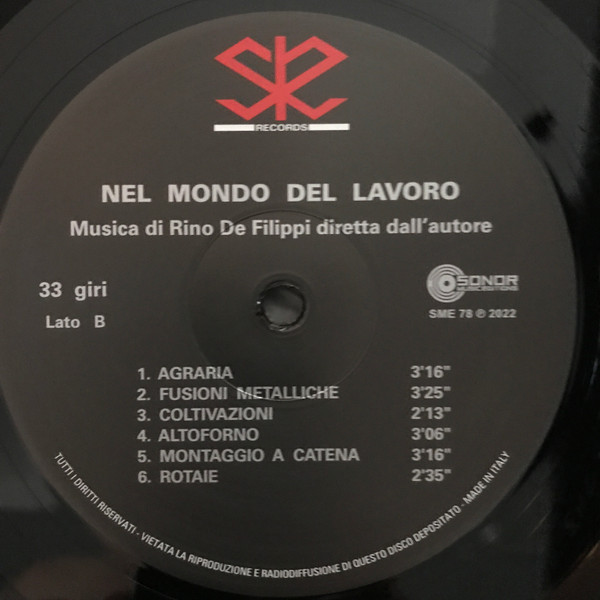 Rino De Filippi - Nel Mondo Del Lavoro | Sonor Music Editions (SME 78) - 4 Rino De Filippi - Nel Mondo Del Lavoro | Sonor Music Editions (SME 78) - 4