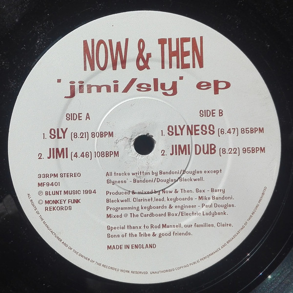 Now & Then - Jimi / Sly EP | Monkey Funk Records (MF9401)