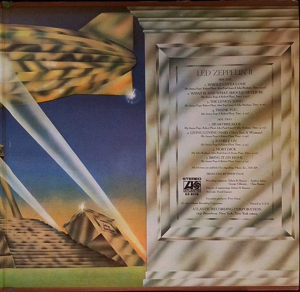 Led Zeppelin - Led Zeppelin II | Atlantic (SD 8236) - 3 Led Zeppelin - Led Zeppelin II | Atlantic (SD 8236) - 3