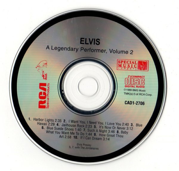 Elvis Presley - A Legendary Performer - Volume 2 | RCA Special Products (CAD1-2706) - 3