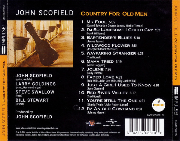 John Scofield - Country For Old Men | Impulse! (0602557088106) - 2