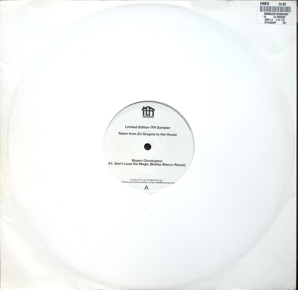 Shawn Christopher / The Shadeaux Men - Don't Lose The Magic / Spanish Storme | ITH Records (ITH10SAMP) - 3 Shawn Christopher / The Shadeaux Men - Don't Lose The Magic / Spanish Storme | ITH Records (ITH10SAMP) - 3