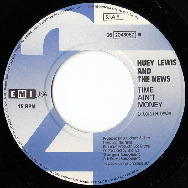 Huey Lewis & The News - Couple Days Off | EMI USA (06 2043087) - 4