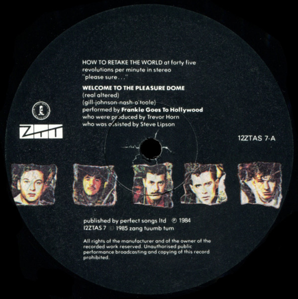Frankie Goes To Hollywood - Welcome To The Pleasuredome | ZTT (12ZTAS 7) - 3