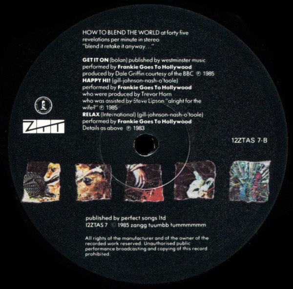 Frankie Goes To Hollywood - Welcome To The Pleasuredome | ZTT (12ZTAS 7) - 4