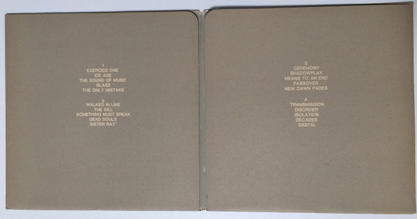 Joy Division - Still | Factory (VFACT 111-19/20) - 4 Joy Division - Still | Factory (VFACT 111-19/20) - 4