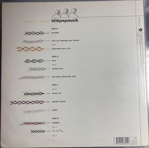 Télépopmusik - Genetic World | Chrysalis (537 6151) - 2