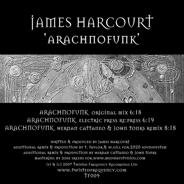 James Harcourt - Arachnofunk | Twisted Frequency Recordings (TF009) - main