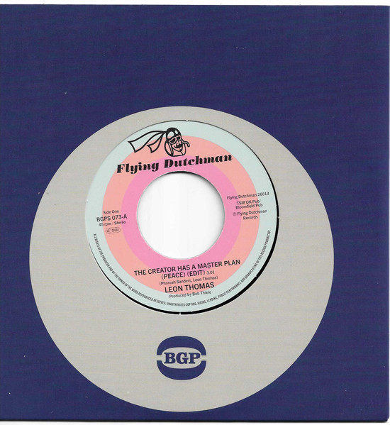 Leon Thomas / Louis Armstrong & Leon Thomas - The Creator Has A Master Plan (Peace) | BGP Records (BGPS 073) - 3 Leon Thomas / Louis Armstrong & Leon Thomas - The Creator Has A Master Plan (Peace) | BGP Records (BGPS 073) - 3