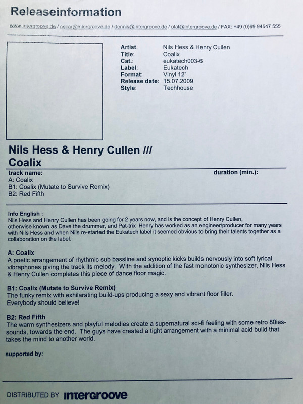 Nils Hess And Henry Cullen - Coalix | Eukatech (eukatech003-6) - 2 Nils Hess And Henry Cullen - Coalix | Eukatech (eukatech003-6) - 2