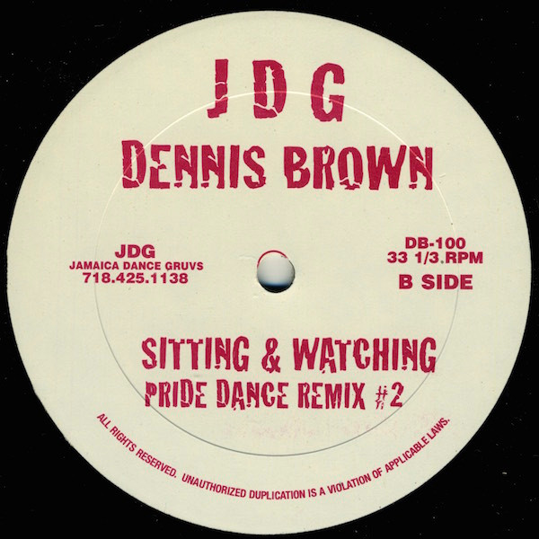 Dennis Brown - Sitting & Watching | Jamaica Dance Gruvs (DB-100) - 2 Dennis Brown - Sitting & Watching | Jamaica Dance Gruvs (DB-100) - 2