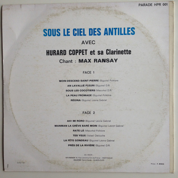 Hurard Coppet Chant Max Ransay - Sous Le Ciel Des Antilles | Hit Parade (HPR 001) - 2 Hurard Coppet Chant Max Ransay - Sous Le Ciel Des Antilles | Hit Parade (HPR 001) - 2