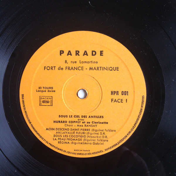 Hurard Coppet Chant Max Ransay - Sous Le Ciel Des Antilles | Hit Parade (HPR 001) - 3 Hurard Coppet Chant Max Ransay - Sous Le Ciel Des Antilles | Hit Parade (HPR 001) - 3