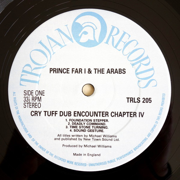 Prince Far I & The Arabs - Cry Tuff Dub Encounter Chapter IV | Trojan Records (TRLS 205) - 3